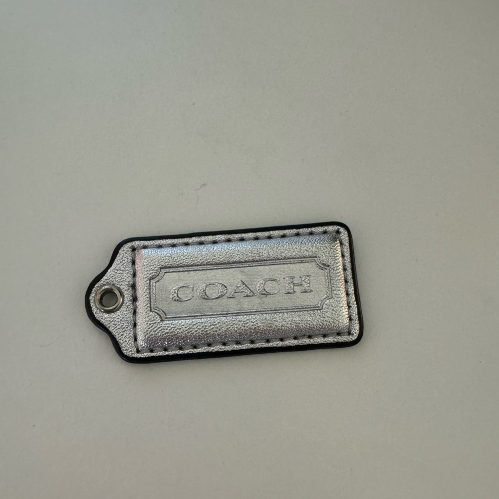 Silver coach charm